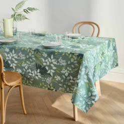 Nappe toile cirée imprimé feuillage