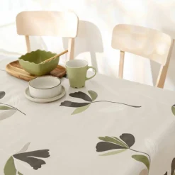 Nappe toile cirée imprimé fleurs