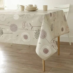 Nappe toile cirée imprimé pissenlits