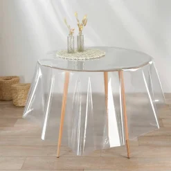 Nappe toile cirée transparente