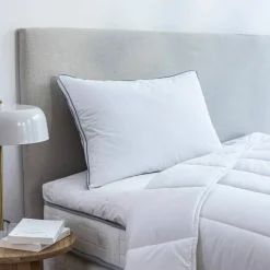 Oreiller percale coton microgel ferme