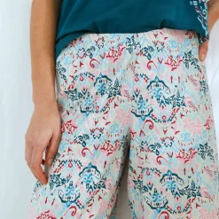 Pantacourt de pyjama imprimé Ikat