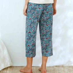 Pantacourt de pyjama imprimé Ikat
