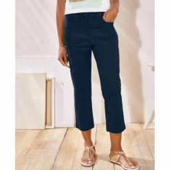 Pantacourt droit stretch