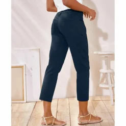 Pantacourt droit stretch