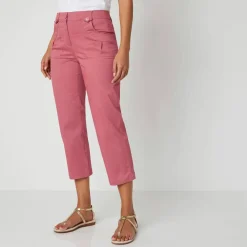 Pantacourt droit stretch