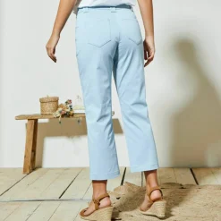 Pantacourt droit stretch