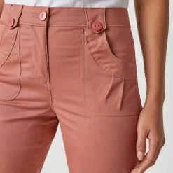 Pantacourt droit stretch