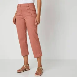 Pantacourt droit stretch