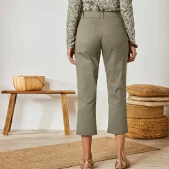 Pantacourt droit stretch