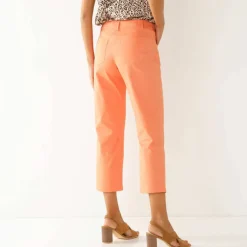 Pantacourt droit stretch