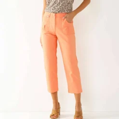 Pantacourt droit stretch