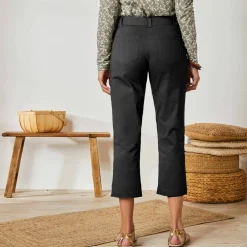 Pantacourt droit stretch
