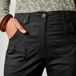 Pantacourt droit stretch