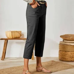 Pantacourt droit stretch