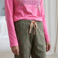 Pantacourt pyjama imprimé "Bohème"