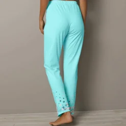 Pantalon base imprimée bucolique - coton jersey