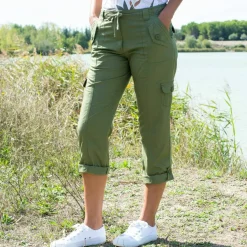 Pantalon battle retroussable