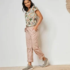 Pantalon battle retroussable