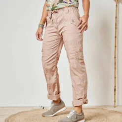 Pantalon battle retroussable