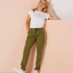 Pantalon cargo fluide