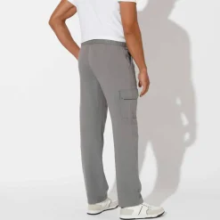 Pantalon cargo gabardine élastiqué