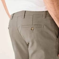 Pantalon chino élastiqué côtés