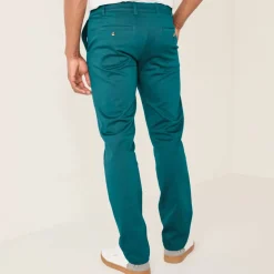 Pantalon chino élastiqué côtés