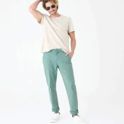 Pantalon chino toile sergé