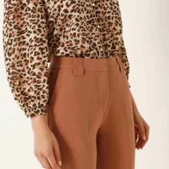 Pantalon cigarette, fluide