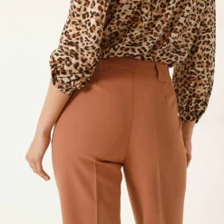 Pantalon cigarette, fluide