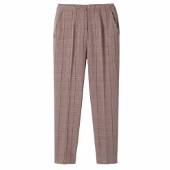 Pantalon cigarette imprimé carreaux, Spécial Petites