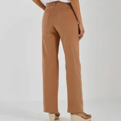 Pantalon couleur coupe large 5 poches