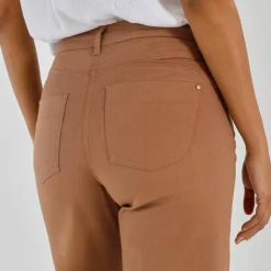 Pantalon couleur coupe large 5 poches