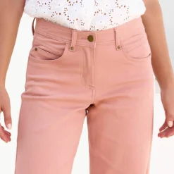 Pantalon couleur coupe large 5 poches