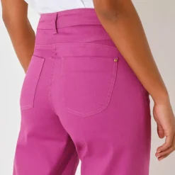 Pantalon couleur coupe large 5 poches