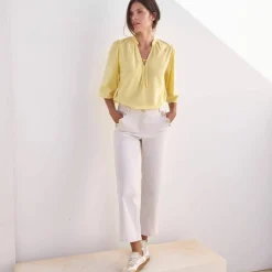 Pantalon coupe droite 7/8ème