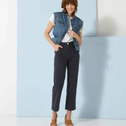 Pantalon coupe droite 7/8ème