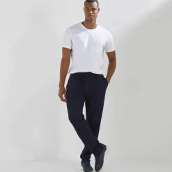 Pantalon de jogging en piqué de coton