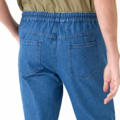 Pantalon denim léger élastiqué