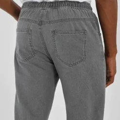 Pantalon denim léger élastiqué