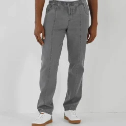 Pantalon denim léger élastiqué