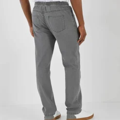 Pantalon denim léger élastiqué