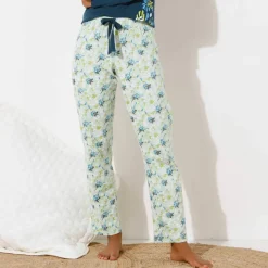 Pantalon de pyjama imprimé fleuri