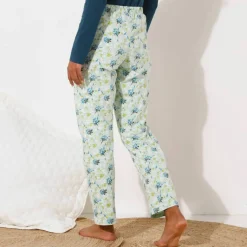 Pantalon de pyjama imprimé fleuri