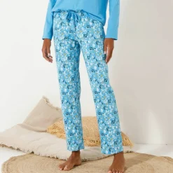 Pantalon de pyjama imprimé fleuri
