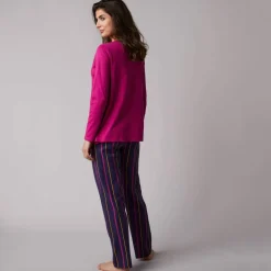 Pantalon de pyjama imprimé rayé Estrella - coton