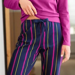 Pantalon de pyjama imprimé rayé Estrella - coton