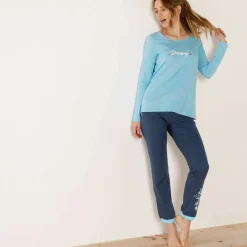 Pantalon de pyjama – uni marine
