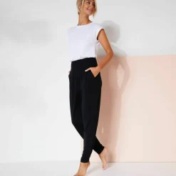 Pantalon de yoga en maille, coupe ultra confort